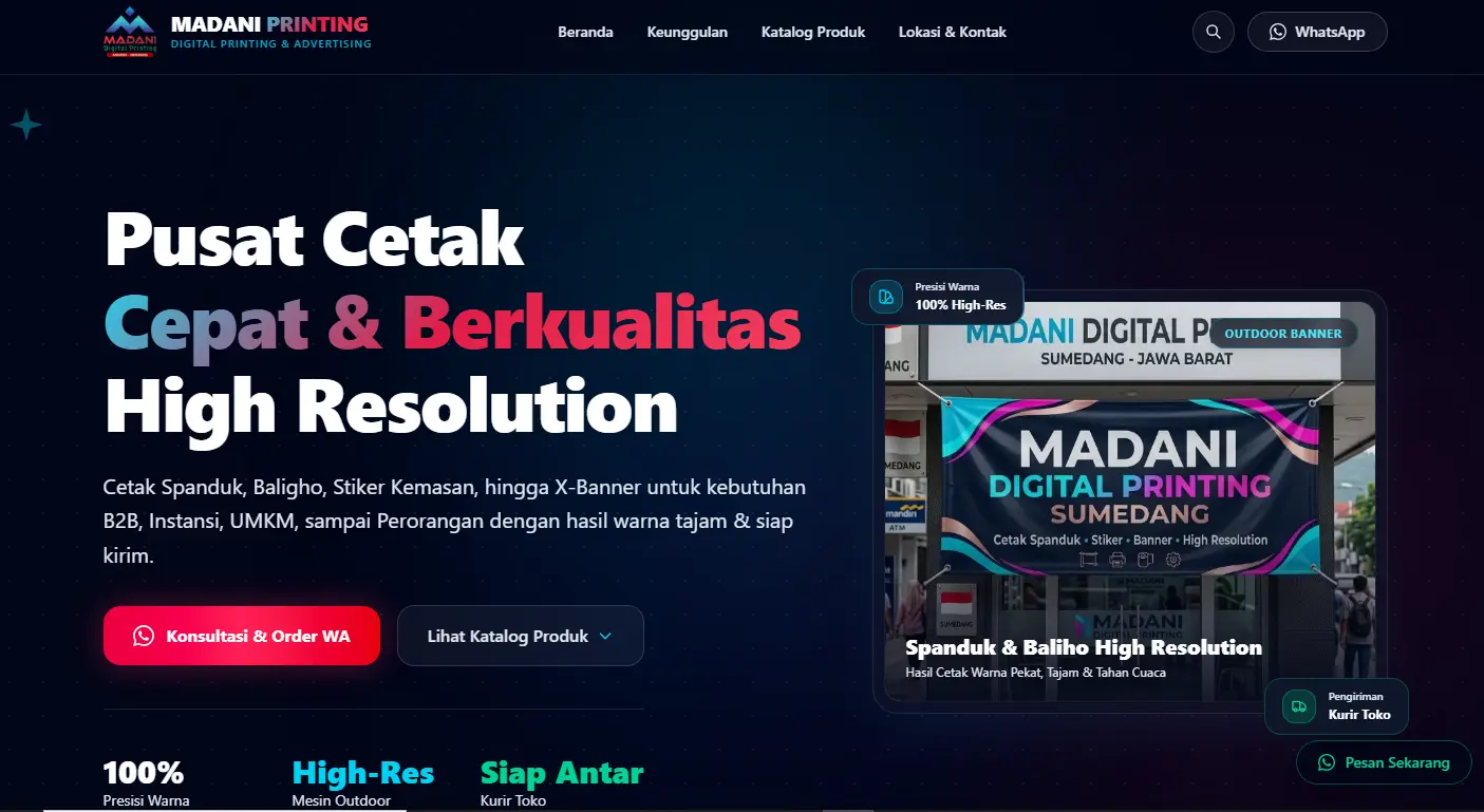 Madani Digital Printing Preview